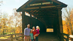 family at Humpback Bridge